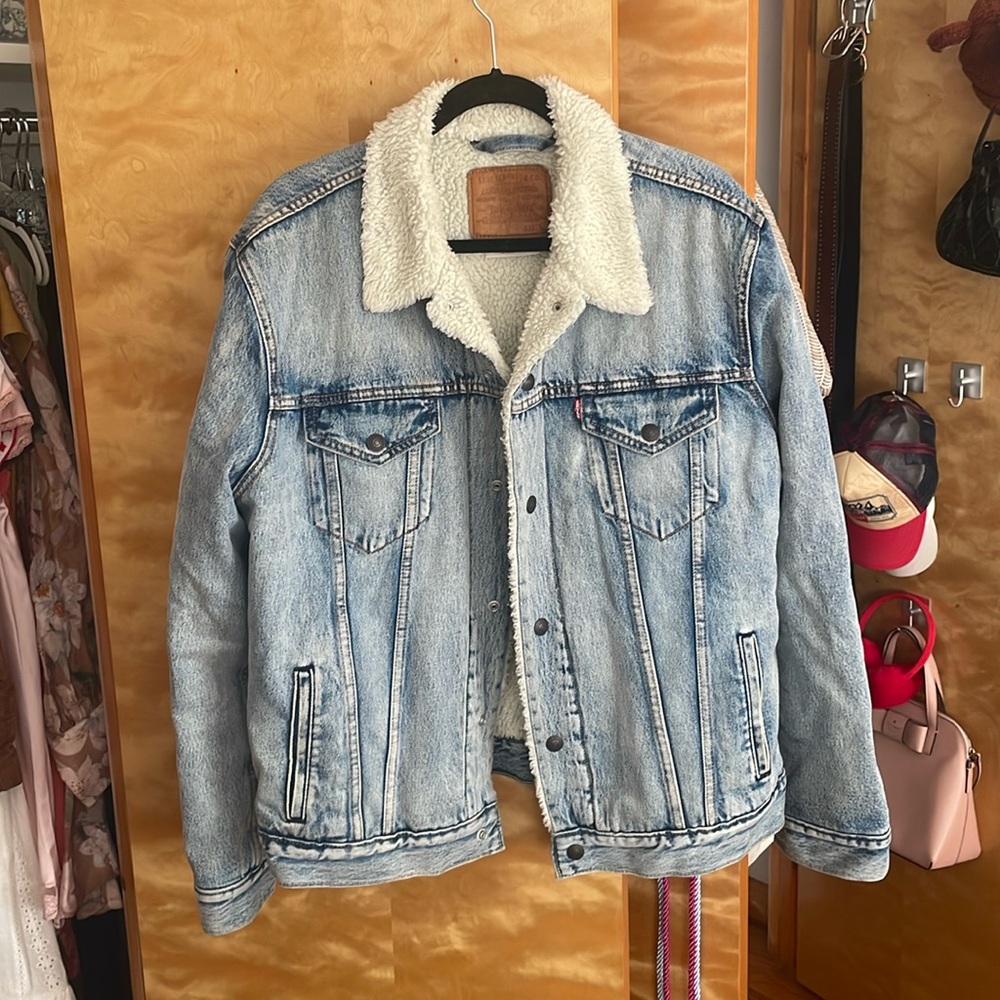 Levi Strauss Sherpa Trucker Denim Jacket